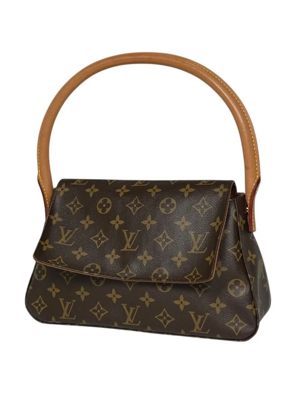 Louis Vuitton Mini Looping Shoulder Bag Monogram Brown